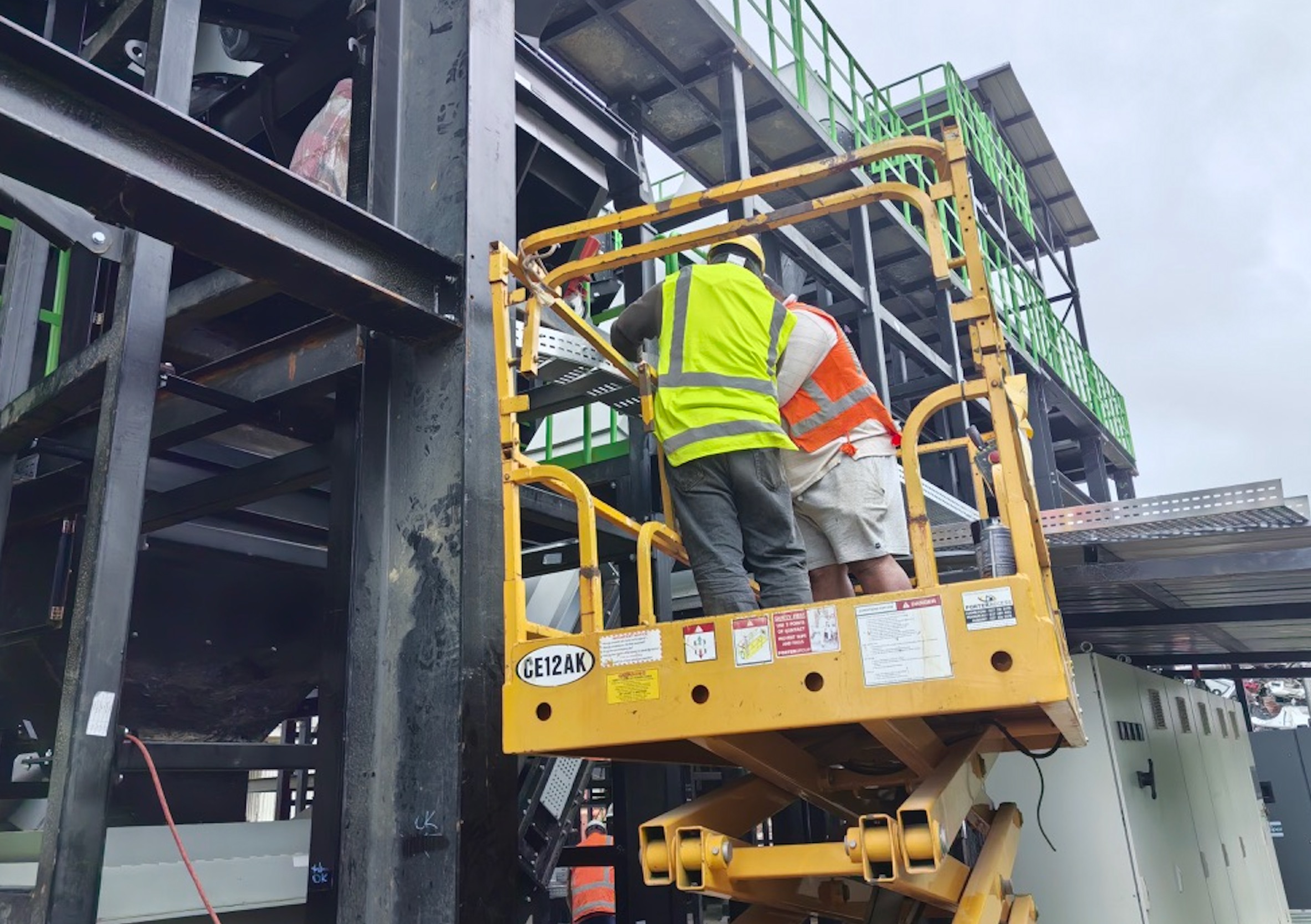 ASR sorting plant installation for steel structure.png